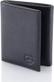 img 2 attached to 🔒 Leather Trifold Wallet with Stealth Mode