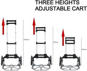 img 3 attached to 🛒 Supermarket Climbing Portable Aluminum Adjustable: Lightweight and Versatile Solution