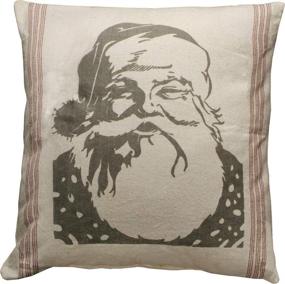 img 1 attached to 25-inch by 25-inch Santa Flour Sack Style Throw Pillow from Primatives by Kathy