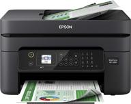 🖨️ epson wf-2830 workforce all-in-one wireless color printer: scanner, copier, fax logo