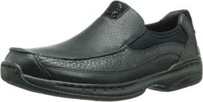 img 4 attached to Dunham Men's Wade Slip Black 13: Sturdy & Stylish Slip-Ons for Modern Men