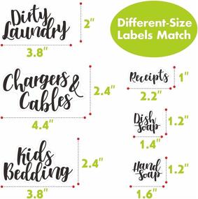 img 2 attached to 🏷️ Organize Your Laundry Room & Linen Closet with 318 PCS Waterproof Stickers: Easy Sorting & Stylish Labeling for Home, Office, Bathroom, and Beauty Supplies