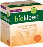 🌿 biokleen laundry detergent powder: concentrated, eco-friendly, non-toxic, plant-based, 10 pounds - 150 he loads/100 standard loads logo