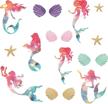 seashells transfer decorate birthday mermaids logo