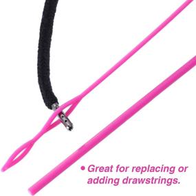 img 3 attached to 👖 Premium Drawstring Cords with Easy Threader for Sweatpants, Shorts, Pants, Jackets, and Coats - Black & White Replacements