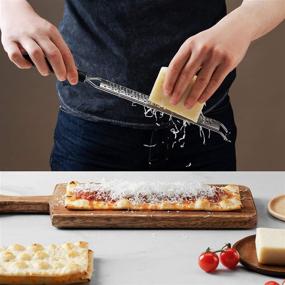 img 2 attached to 🍋 Enhance Your Culinary Creations with the Citrus Lemon/Lime Zester Kitchen Tool & Cheese Grater Set by BUTTERLEE – Premium Stainless Steel Fine Grater for Chocolate, Garlic, Ginger, Nutmeg, Coconut, Spices, and Parmesan Cheese Shredding