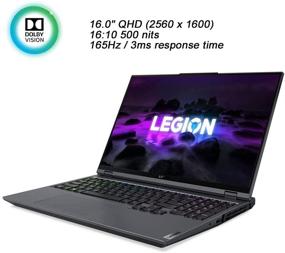 img 2 attached to Lenovo Legion 5 Pro Gen 6 AMD Gaming Laptop: Ryzen 7, RTX 3060, 16GB RAM, 1TB SSD, 165Hz QHD Display