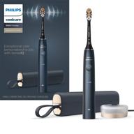 🪥 enhanced philips sonicare 9900 prestige electric toothbrush with senseiq, midnight finish, hx9990/12 logo