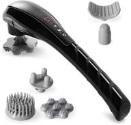 💆 cordless handheld back massager with interchangeable nodes for father's day gift - relieve body pain & muscle tension effectively logo