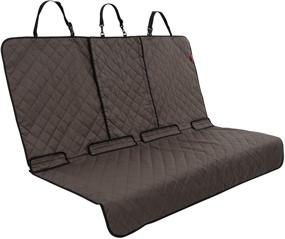 img 4 attached to LUSSO GEAR Dog Car Seat Cover For Back Seat Dogs in Carriers & Travel Products