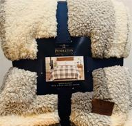 🔲 pendleton rob roy gray queen size blanket - enhancing your home collection logo