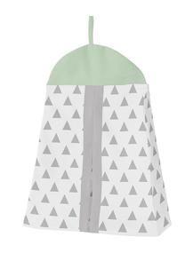 img 2 attached to Charming Woodland Arrow Crib Bedding Set in Grey, Navy Blue, and Mint - Perfect for Baby Boys or Girls!