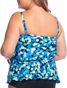 img 1 attached to Maxine Hollywood Plus Size Swimsuit Parisian Women's Clothing