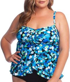 img 2 attached to Maxine Hollywood Plus Size Swimsuit Parisian Women's Clothing