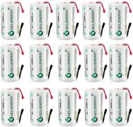 geilienergy sub c subc 3300mah nimh rechargeable 🔋 battery with tabs - pack of 15 for power tools logo