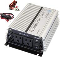 ⚡️ a complete power solution: aims power 400w modified sine inverter with battery cables, including 800w surge capability and ac outlets logo