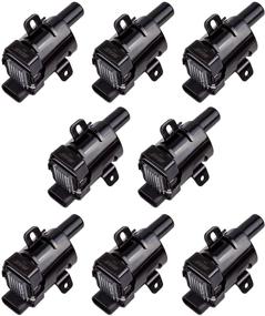 img 4 attached to High-Performance MAS ROUND Ignition Coils on Plug Pack Replacement for Chevrolet GMC V8 4.8L 5.3L 6L - Set of 8