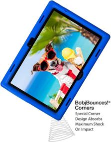 img 1 attached to 📱 BobjGear Bobj Rugged Tablet Case for Lenovo Smart Tab M10 10.1 - Kid Friendly, Fits TB-X605F, TB-X505, and P10 TB-X705F (Batfish Blue)