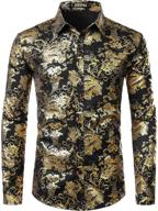 zeroyaa luxury paisley printed stylish men's clothing in shirts logo