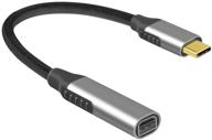 💻 кабель-переходник usb type c в mini displayport высокой производительности 4k@60гц - совместим с macbook pro и устройствами usb c (серый) логотип