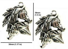 img 1 attached to Mustang Horses Pendant Charm EDL PS3