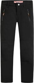 img 1 attached to 👧 Camii Mia Fleece Waterproof X Large Girls' Pants & Capris - Ultimate Clothing for Girls