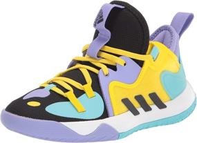 img 4 attached to Кроссовки Adidas для девочек металлического цвета Harden Stepback для подростков (унисекс)