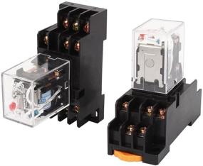 img 3 attached to 🔌 uxcell 11Pin Power Relay Socket HH53P-L, 3NO 3NC AC 110V/120V Coil - PYF11A Model