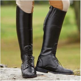 img 2 attached to Equistar Childs All Weather Synthetic Riding Girls' Shoes: Optimal Footwear for Young Equestrians