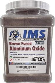 img 3 attached to 🔥 High-Density Medium-Grade Brown Fused Aluminum Oxide - 100 Grit (8 lbs or 3.62 kg) - Anti-Skid Sand Blasting Abrasive Media for Blast Cabinets or Blaster Guns