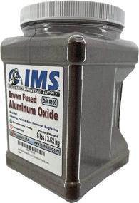 img 2 attached to 🔥 High-Density Medium-Grade Brown Fused Aluminum Oxide - 100 Grit (8 lbs or 3.62 kg) - Anti-Skid Sand Blasting Abrasive Media for Blast Cabinets or Blaster Guns