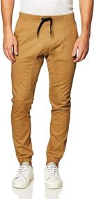 img 3 attached to 🩳 Reg and Big & Tall Sizes Basic Stretch Twill Jogger Pants for Men by Southpole