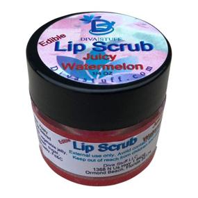 img 4 attached to 🍉 Diva Stuff Ultra Hydrating Lip Scrub: Soft Lips, Gentle Exfoliation & Moisturizer, Juicy Watermelon – ¼ oz (Made in the USA)