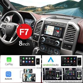 img 3 attached to ATOTO F7 Pro Однодиновый видеоприемник для машины - приемник CarPlay & Android Auto с Bluetooth, HD LRV (Live Rearview), зеркалированием телефона (AutoLink), быстрой зарядкой, USB/SD (до 2 ТБ хранения), 8" дисплеем