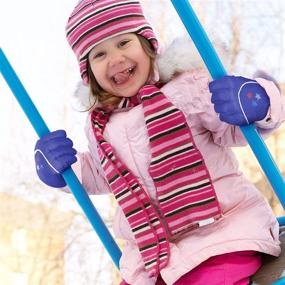 img 3 attached to 🧤 Boao Mittens: Stay Warm and Dry with Waterproof Cotton Lined Girls' Accessories for Cold Weather