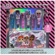 🎉 l.o.l surprise! townley girl makeup set: 8 flavored lip glosses for girls (ages 5+) - includes surprise lip gloss color and flavor! logo
