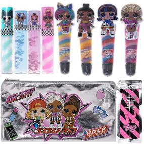 img 3 attached to 🎉 L.O.L Surprise! Townley Girl Makeup Set: 8 Flavored Lip Glosses for Girls (Ages 5+) - Includes Surprise Lip Gloss Color and Flavor!