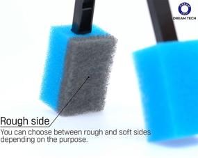 img 4 attached to 🧽 Dream Tech Korea Cup Cleaning Brush - Easy Sponge for Effortless Cleaning of Dishes, Bottles, Tumblers, Cups (1 Pack)