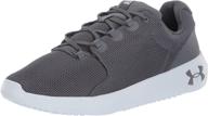 under armour ripple sneaker black men's shoes logo