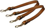 👜 vanenjoy pair full grain leather handbag straps - 16" long, 0.47" wide logo