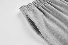 img 1 attached to 🏻 Batermoon Girl's Striped Sweatpants: Stylish & Comfy Joggers for Active Kids