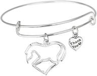 luvalti horse pendant bracelet - perfect gift for animal lovers - family and friends jewelry logo