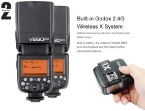 img 1 attached to GODOX V860II-C Wireless E-TTL II Li-on Camera Flash Speedlite for Canon: Compatible with 6D, 50D, 60D, 1DX, 580EX II, 5D Mark II III (V860II-C)