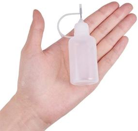 img 2 attached to 🔍 Onwon 10-Piece Precision Needle Tip Glue Bottle Applicator - 1 Ounce/30 ml Empty Squeeze Bottle for DIY Crafts and Paper Quilling