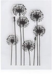 img 3 attached to Unique 4PCS Dandelion Clear Stamps for Scrapbooking, Card Making & DIY Crafts