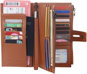 img 3 attached to 🔒 Ultimate Leather Passport Document Organizer: Unparalleled Blocking Technology for Optimal Security