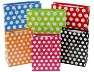 🎁 durable and convenient daily living products gift bags bulk with handles - 12 pack medium & large bags for baby showers and mothers day gifts logo