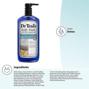 img 1 attached to 🌿 Оживитесь и очистите себя с помощью геля для тела Dr. Teal's Pure Epsom Salt - Энергетический, 24 жидких унций