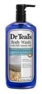 🌿 оживитесь и очистите себя с помощью геля для тела dr. teal's pure epsom salt - энергетический, 24 жидких унций логотип