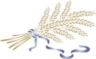 wheat sheaf stencil, 13 x 8 inch - enhance your kitchen decor with vegetable kitchen stencils logo